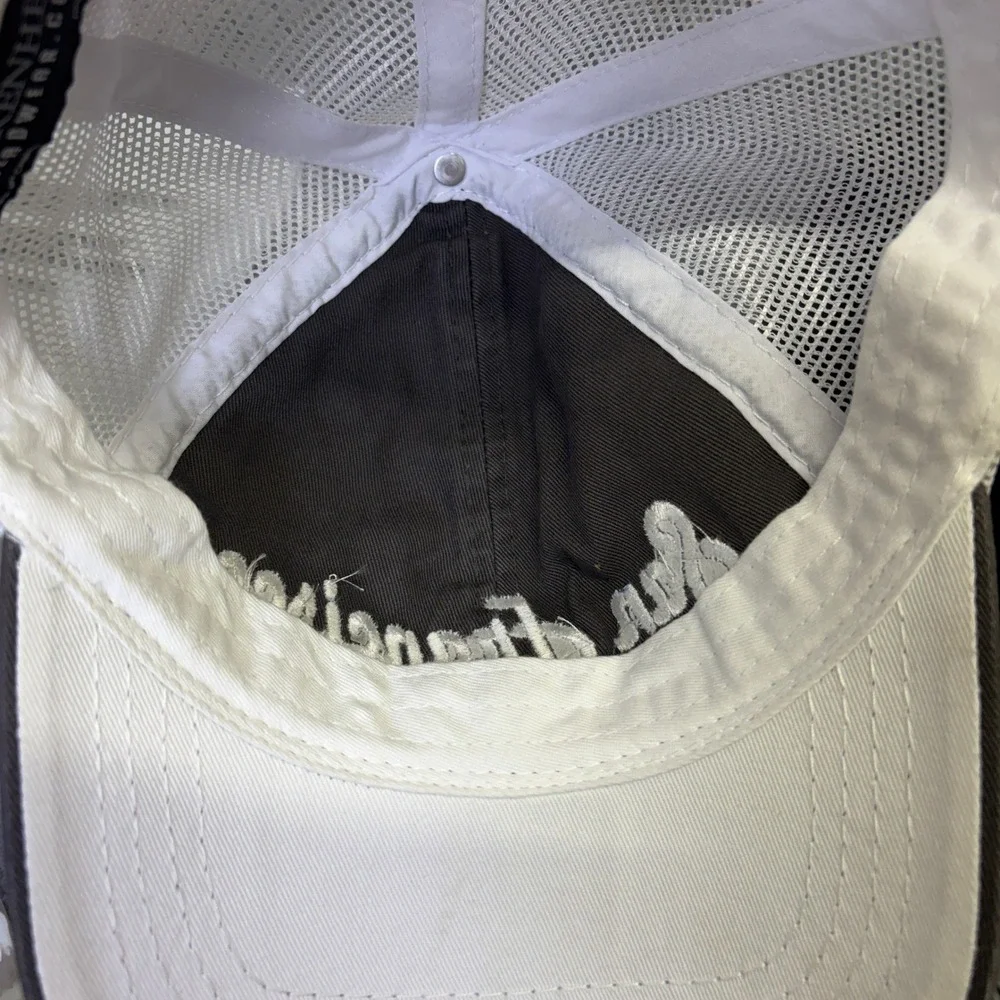 Fahrenheit San Francisco Trucker Hat Grey White Mesh Snapback Cap 5438